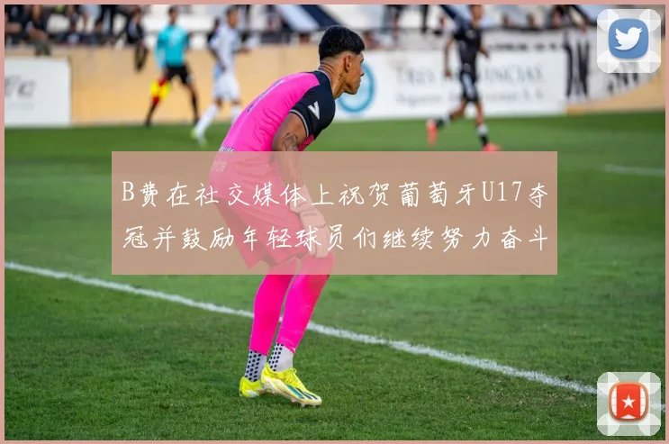 B费在社交媒体上祝贺葡萄牙U17夺冠并鼓励年轻球员们继续努力奋斗